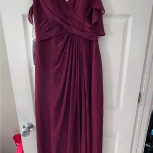 Elegant Cabernet Formal Dress